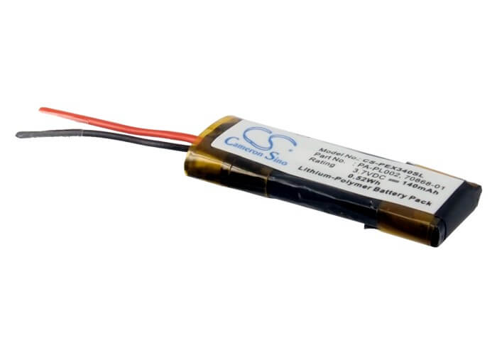 3.7V, 140mAh, Li-Polymer Battery fits Jabra, Bt2010, Bt2020, 0.518Wh