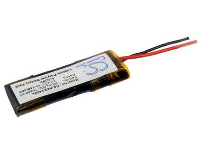 3.7V, 140mAh, Li-Polymer Battery fits Jabra, Bt2010, Bt2020, 0.518Wh