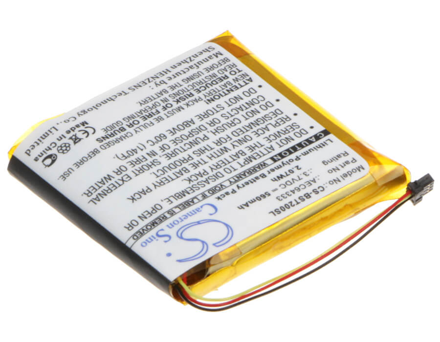 3.7V, 560mAh, Li-Polymer Battery fits Beats, Solo Pro Wireless, Studio 2 B0500, 2.072Wh