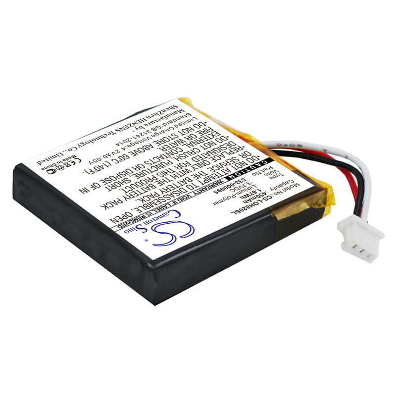 3.7V, 450mAh, Li-Polymer Battery fits Logitech, H820e, 1.665Wh