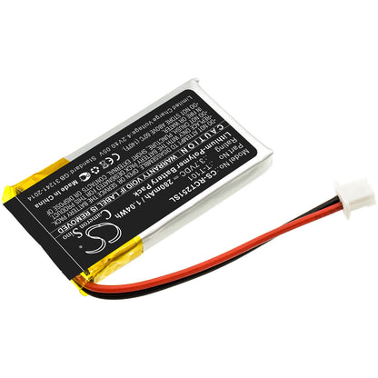 3.7V, 280mAh, Li-Polymer Battery fits Rca, 25065, 25111, 1.036Wh