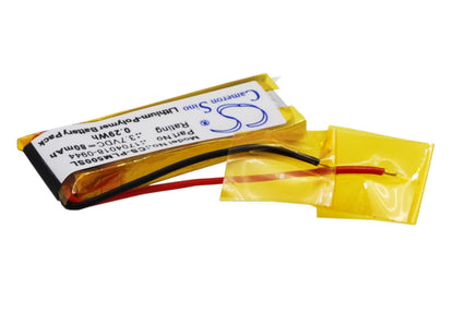 3.7V, 80mAh, Li-Polymer Battery fits Plantronics, Discovery 640e, Discovery 650e, 0.296Wh