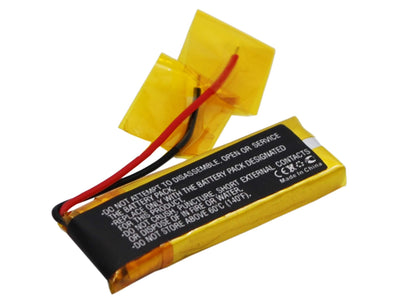 3.7V, 80mAh, Li-Polymer Battery fits Plantronics, Discovery 640e, Discovery 650e, 0.296Wh