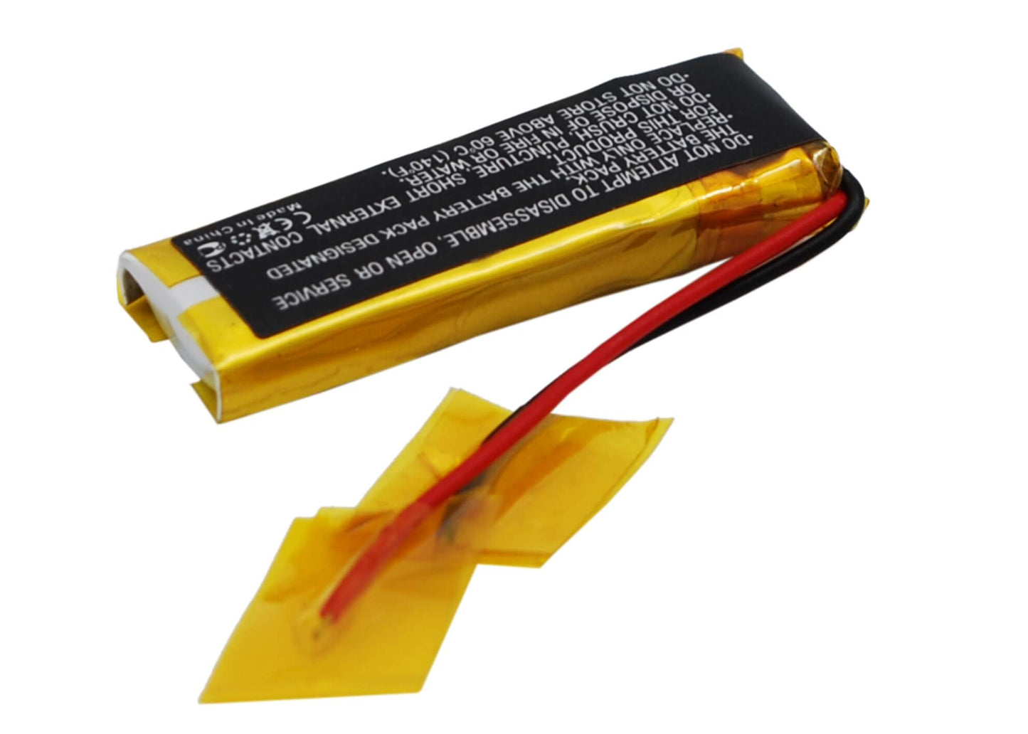3.7V, 80mAh, Li-Polymer Battery fits Plantronics, Discovery 640e, Discovery 650e, 0.296Wh