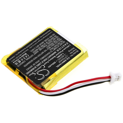 3.85V, 500mAh, Li-Polymer Battery fits Sony, Wf-1000xm4 Charging Case, 1.925Wh