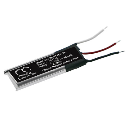 3.8V, 50mAh, Li-Polymer Battery fits Beats, Beats X, Mlye2ll/a, 0.19Wh