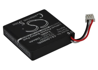 3.7V, 230mAh, Li-Polymer Battery fits Logitech, H800, 0.851Wh