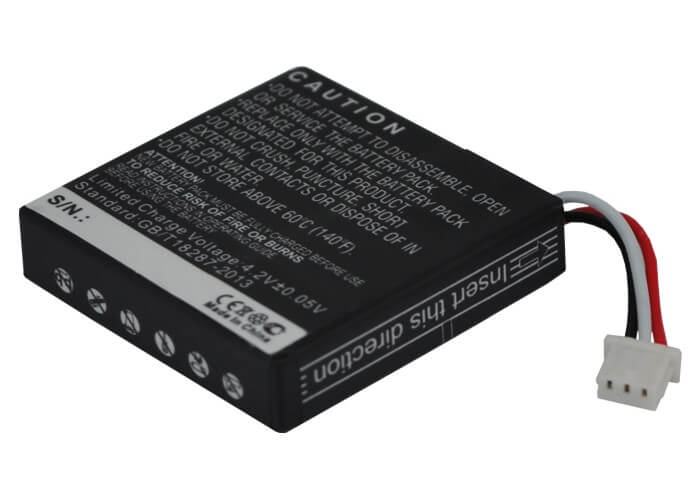 3.7V, 230mAh, Li-Polymer Battery fits Logitech, H800, 0.851Wh