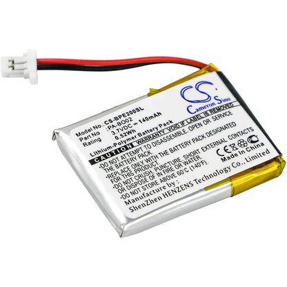 3.7V, 140mAh, Li-Polymer Battery fits Bang & Olufsen, Earset 2, 0.518Wh