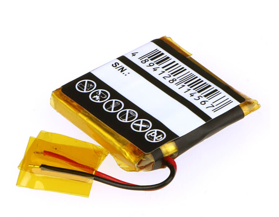 3.7V, 300mAh, Li-Polymer Battery fits Rocketfish, Rf-mab2, Rf-mab2-t, 1.11Wh
