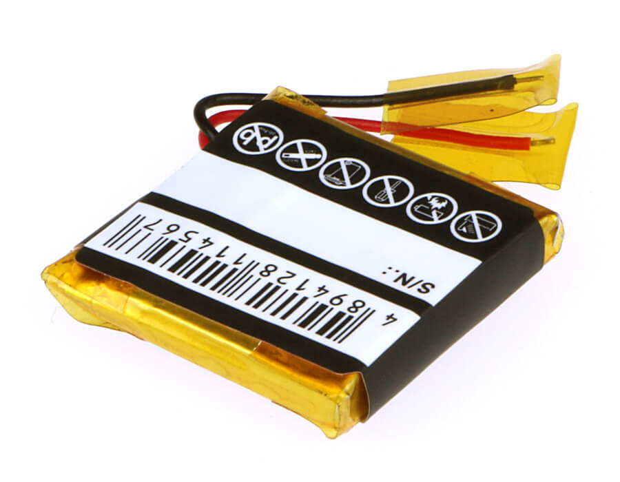 3.7V, 300mAh, Li-Polymer Battery fits Rocketfish, Rf-mab2, Rf-mab2-t, 1.11Wh