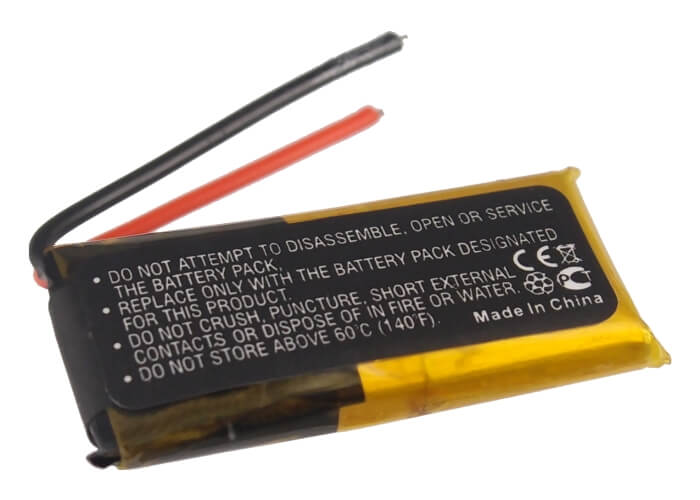 3.7V, 80mAh, Li-Polymer Battery fits Plantronics, Discovery 610, Discovery 640, 0.296Wh