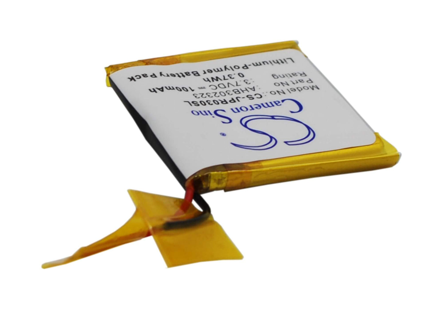 3.7V, 100mAh, Li-Polymer Battery fits Jabra, Bt3030, Street2, 0.37Wh