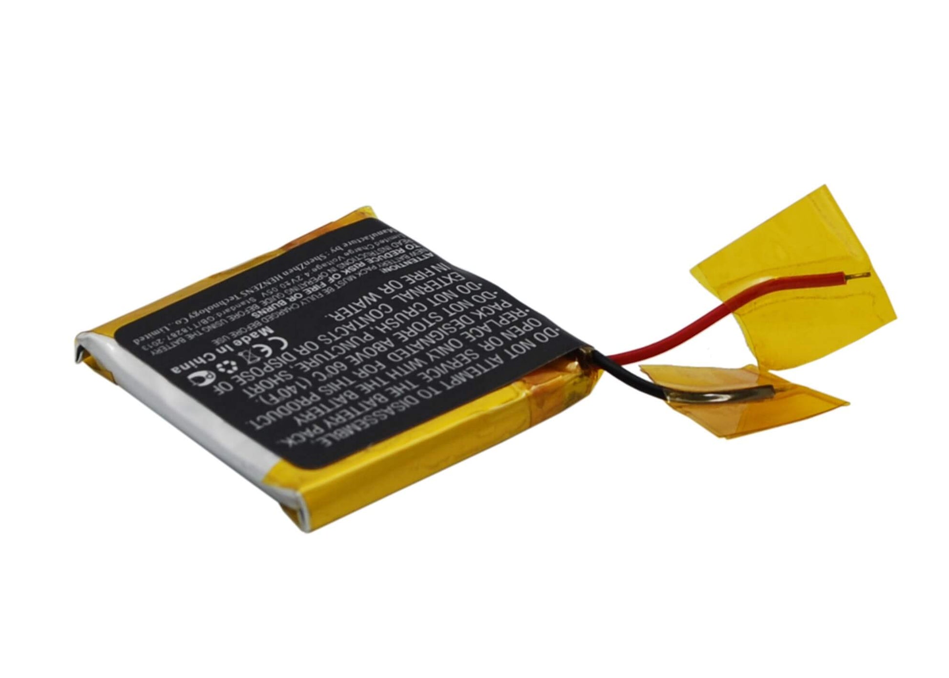3.7V, 100mAh, Li-Polymer Battery fits Jabra, Bt3030, Street2, 0.37Wh