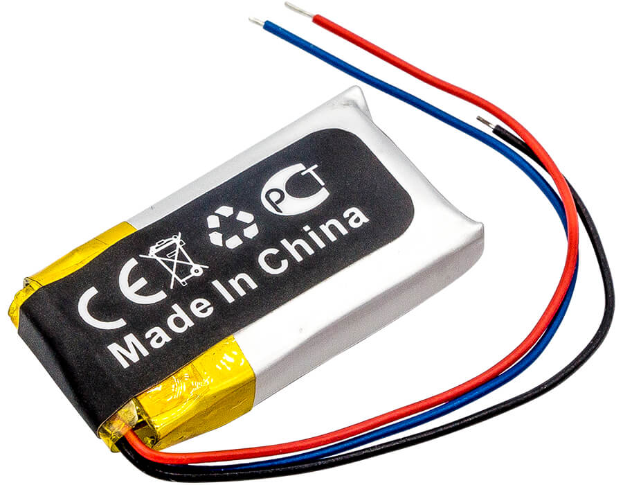 3.7V, 90mAh, Li-Polymer Battery fits Beats, Powerbeats 2, Powerbeats 3, 0.333Wh