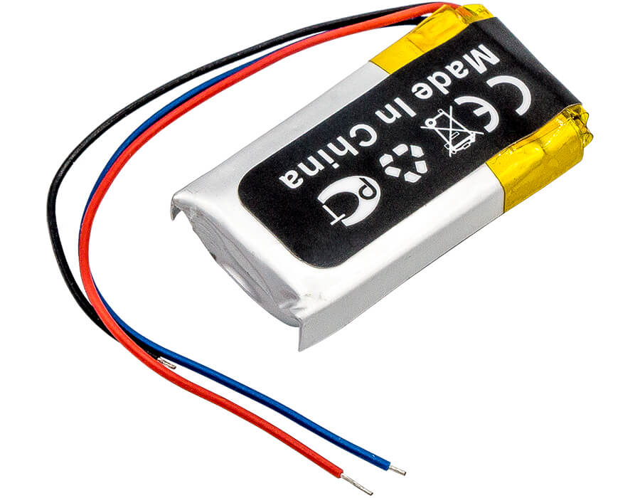 3.7V, 90mAh, Li-Polymer Battery fits Beats, Powerbeats 2, Powerbeats 3, 0.333Wh