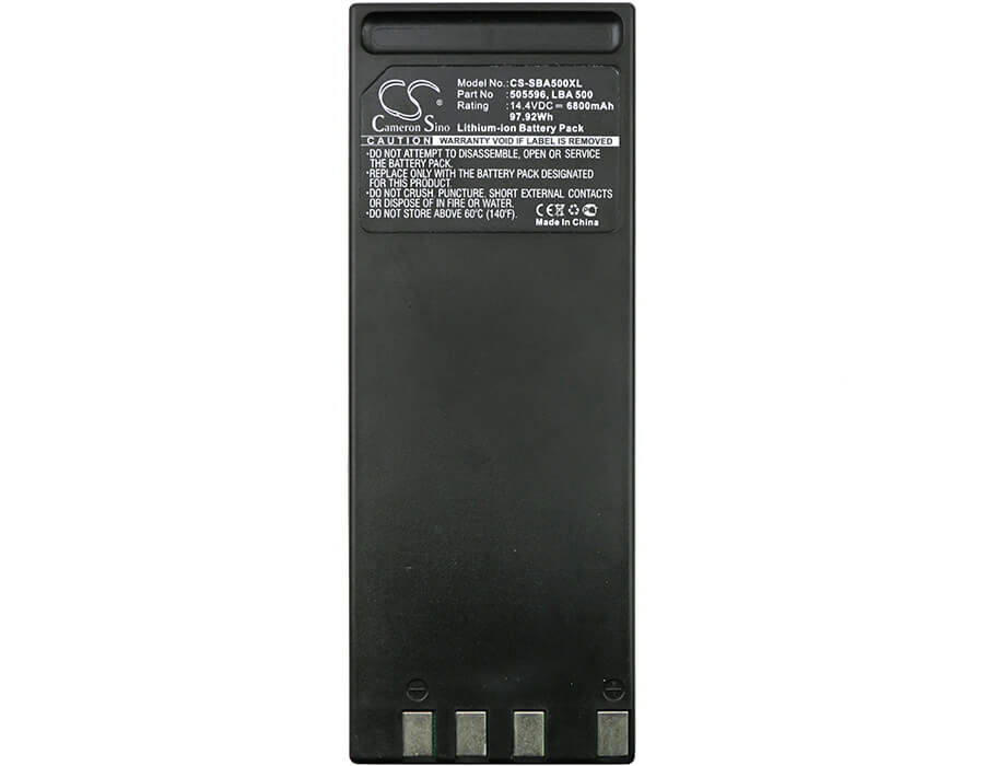 14.4V, 6800mAh, Li-ion Battery fits Sennheiser, Lsp 500 Pro, 97.92Wh