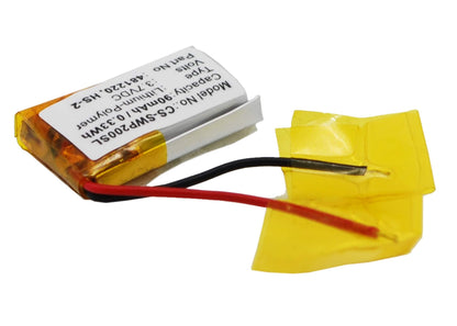 3.7V, 90mAh, Li-Polymer Battery fits Samsung, Wep-200, Wep-210, 0.333Wh