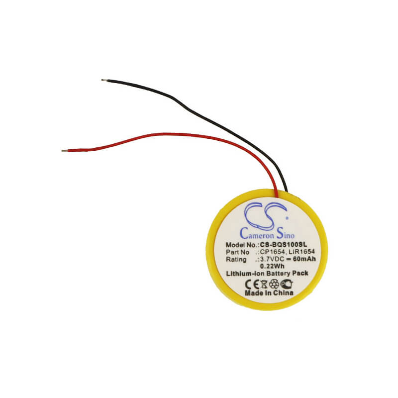 3.7V, 60mAh, Li-ion Battery fits Bose, Soundsport Pulse, Soundsport Wireless, 0.222Wh