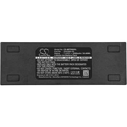 7.4V, 5200mAh, Li-ion Battery fits Mackie, Freeplay Personal Pa, 38.48Wh