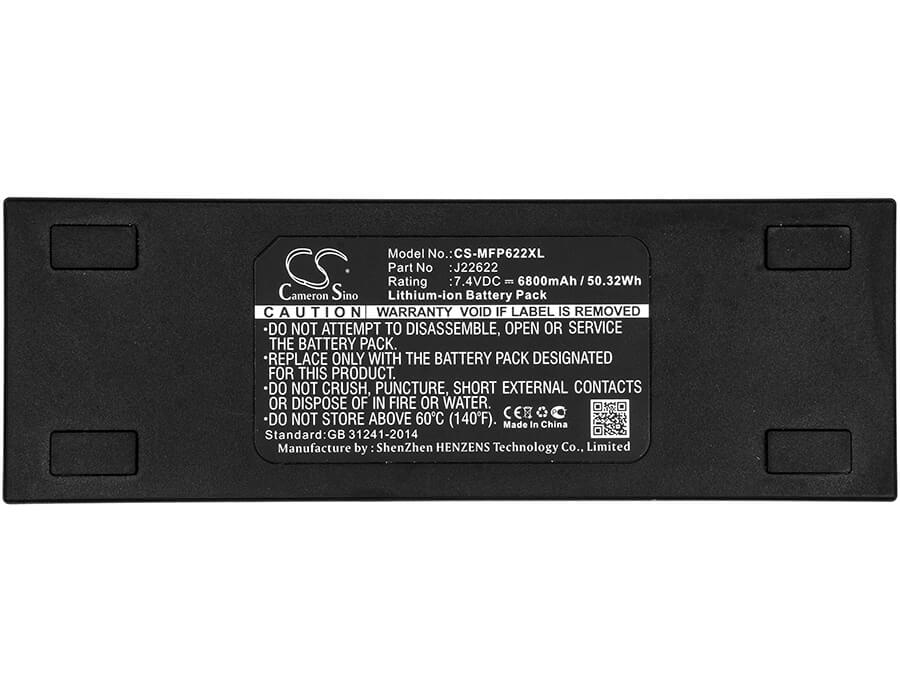 7.4V, 6800mAh, Li-ion Battery fits Mackie, Freeplay, Freeplay Portable Pa System, 50.32Wh