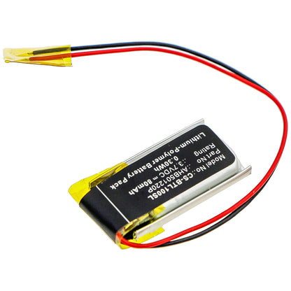 3.7V, 80mAh, Li-Polymer Battery fits Bose, Bluetooth Headset Series 1, Bluetooth Headset Series 2, 0.296Wh