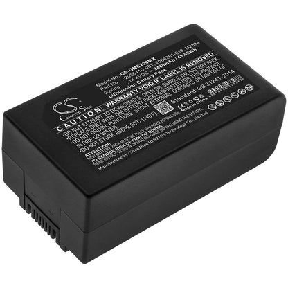 14.4V, 3400mAh, Li-ion Battery fits Ge, Mac 2000, Mac 2000 Ekg, 48.96Wh