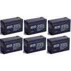 6 x 12v 7 a/h replacement sealed lead acid battery