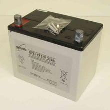 12 volt 33 a/h emergency light battery (agm)(8au1)