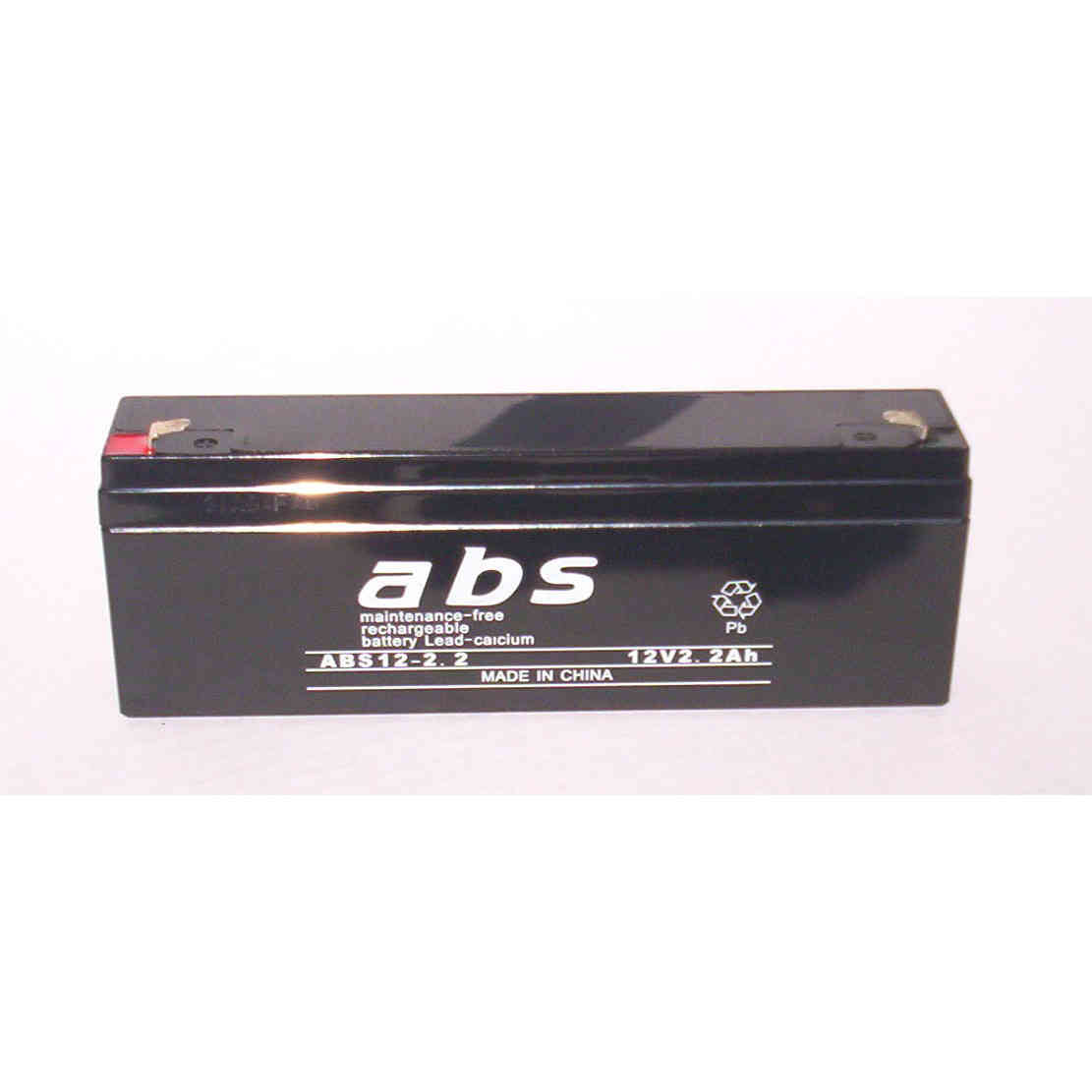 12v 2.2 a/h emergency light battery