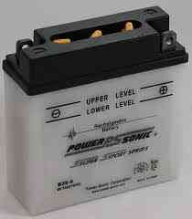 6v motorcycle battery, replaces b39-6