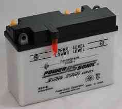 6v motorcycle battery, replaces b54-6