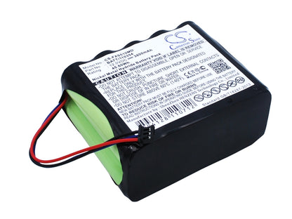 Replacement battery for ez red ezrms4000h replaces 12v 5ah, 12v