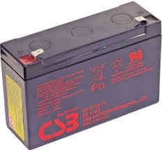 Csb gp6120 f2 general purpose 6v 12ah sla battery (case of ten