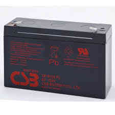 Csb gp6120 f1 general purpose 6v 12ah sla battery (case of ten