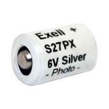 Px27s exell silver oxide battery 6v, 150 mah