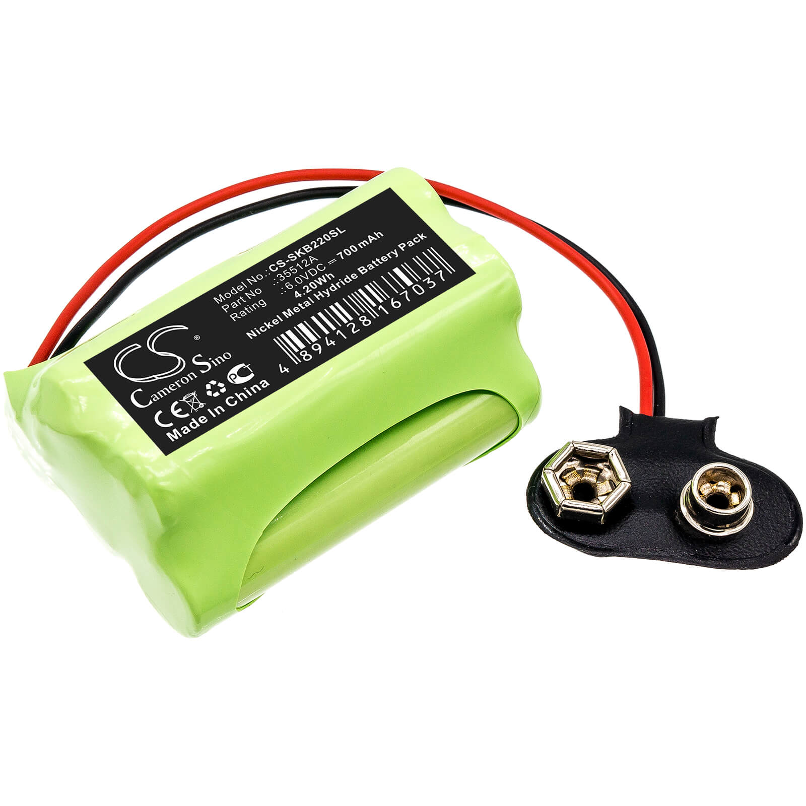 6.0V, 700mAh, Ni-MH Battery fits Sat-kabel, Irm 5, Irm 7, 4.2Wh